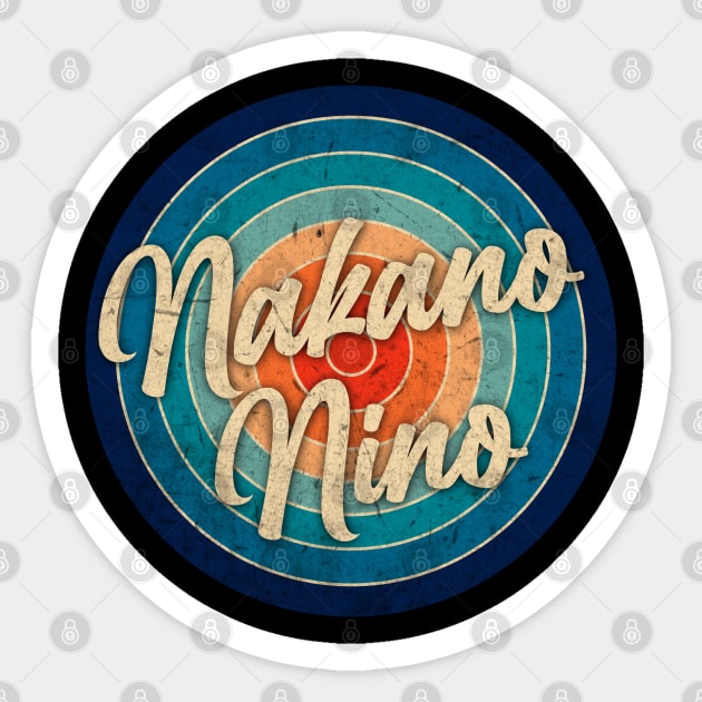 Personalized Name Nino Classic Styles Birthday Anime Sticker by Amir Dorsman Tribal